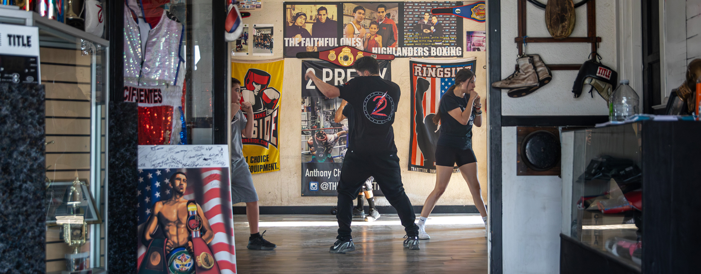 San Bernardino’s Highlanders Boxing Club, recipient of a $30,000 Lowe’s Hometowns grant, focuses as much on mental health as physical conditioning 