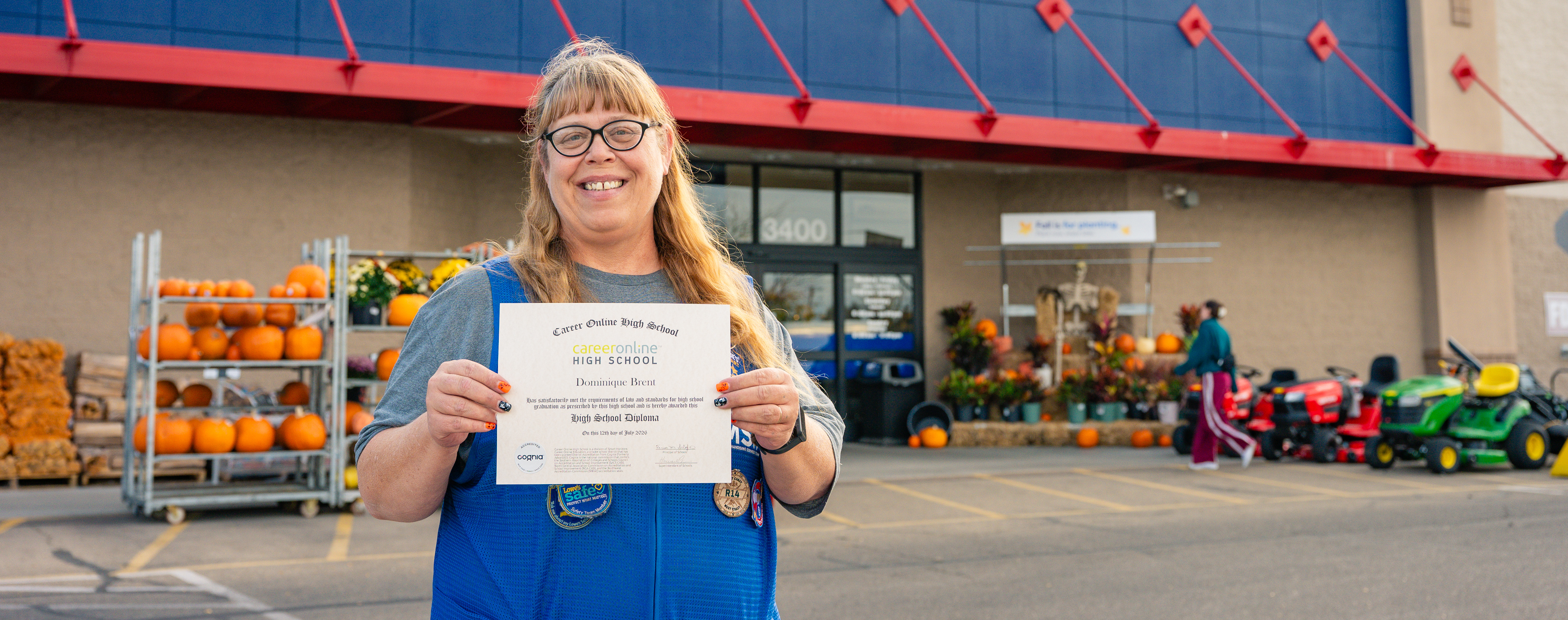 An associate’s goal years in the making and the Lowe’s benefit that helped make it possible